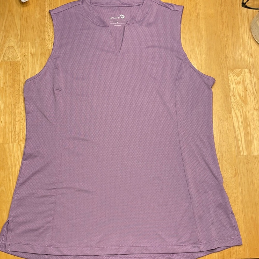 Baleaf women’s large purple golf shirt